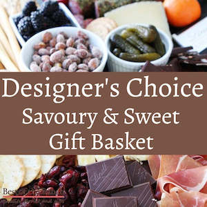 Designers Choice Savoury & Sweet Treats Gift Basket