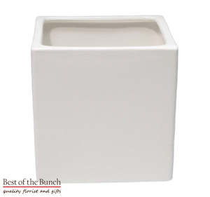 Classic Cube Ceramic Pot