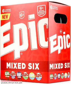 Epic Mixed Six 6 Pack New Zealand Craft Beer Bottles