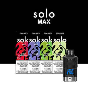 Disposable: Solo Max 7000 Puffs Replacement Pods