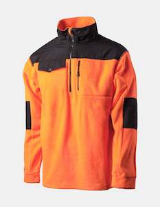 Quest Fleece 1/2 Zip Top Orange