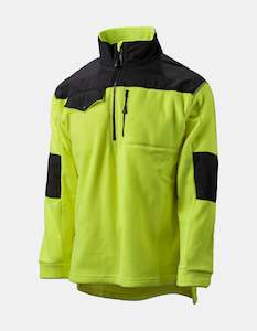 Quest Fleece 1/2 Zip Top Lime