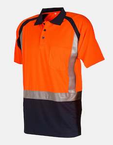 Hi-Viz Microfibre Polo Orange