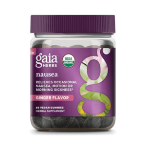 Brands G-L: Gaia Herbs Nausea Gummies 60s