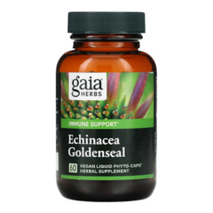 Gaia Herbs Echinacea Goldenseal Supreme 60's