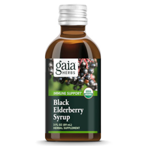 Gaia Black Elderberry Syrup 89ml