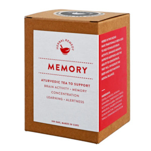 Brands G-L: Herbal Remedy Memory Tea 100gm