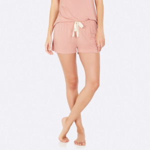 Boody Lounge Wear S: Boody Goodnight Sleep Shorts Dusty Pink Small