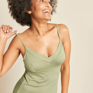 Boody Lounge Wear M 1: Boody Goodnight Slip Dress Sage Medium