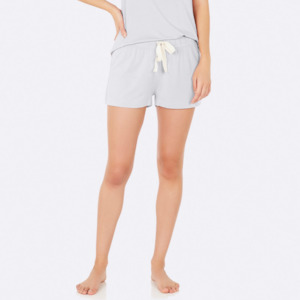 Boody Lounge Wear M 1: Boody Goodnight Sleep Shorts Dove Medium