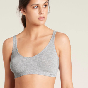 Boody Shaper Crop Bra Grey Marl Small