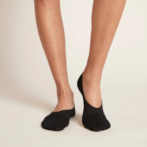 Boody Womens Low Cut Hidden Socks Black 3-9