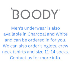 Boody Mens Underwear Available for Order