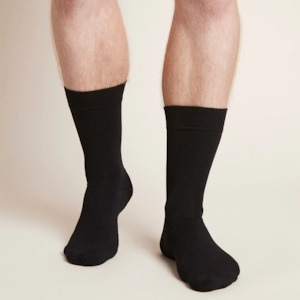 Boody Bamboo Mens Underwear Small: Boody Mens Business Socks Black 6-11