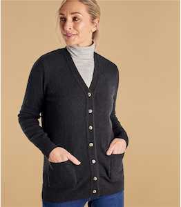 Womenswear: Lambswool V Neck Cardi - Sale - $79