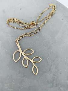 Womenswear: Twigg Olive Pendant Necklace