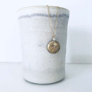 Lui Golden Disc Necklace