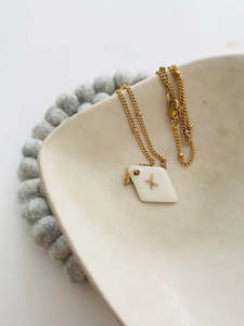 X Diamond Necklace