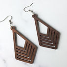 Womenswear: JJB Arrow Wood Earrings