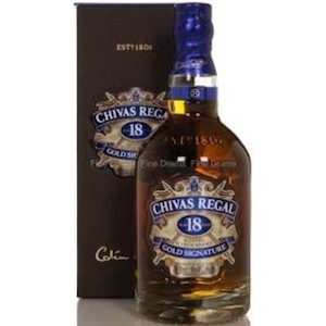 Internet only: Chivas Regal 18 Years Gold Signature Scotch Whisky 700ml Bevee Alcohol Delivery