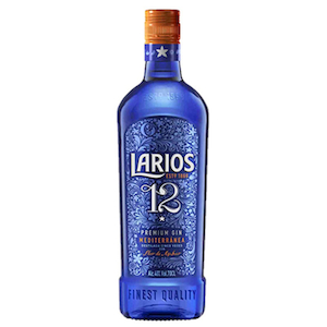 Internet only: Larios 12 Premium Gin Mediterránea 1L Bevee Alcohol Delivery