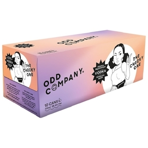 Odd Company Peach & Passionfruit Vodka 10 Pack Bevee Alcohol Delivery