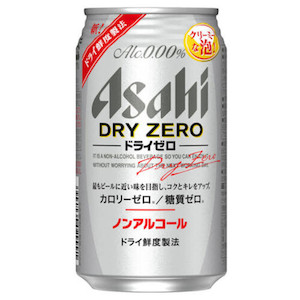 Asahi Dry Zero Non-Alcoholic Beer 6 x 330 ml Bevee Alcohol Delivery