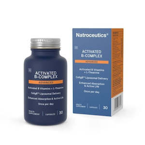 Nutritional product: Natroceutics Activated B Complex & Suntheanine Cellg8