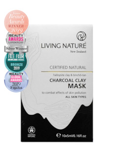 Nz Native Remedies: Living Nature Certified Natural Charcoal Clay Mask