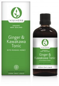 Kiwiherb Ginger & Kawakawa Tonic