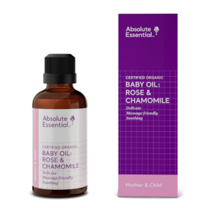 Absolute Essential Baby Oil: Rose & Chamomile