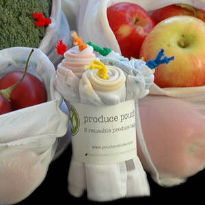 Pouch Stretchy Mesh Shopping & Produce Bags - ON SALE!