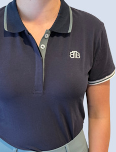 'NAVY' COTTON POLO