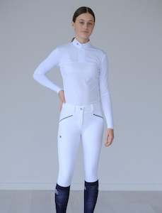 'ALYSSA' WHITE COMPETITION BREECH