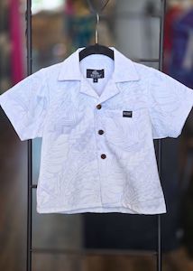 Clothing: Boy's Mesian White Short Sleeve Shirt