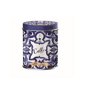 Kitchen & Dining: Bialetti Dolce&Gabbana Blu Mediterraneo Perfetto Moka Autentico Coffee + Tin