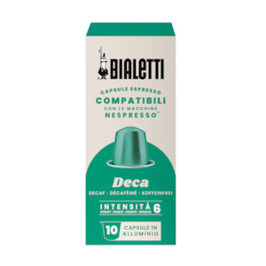 Bialetti Coffee Capsule Decaffeinato (Decaffeinated) 10 Pack