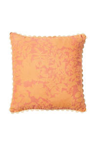 Herb Reverse Pink Peach Cushion