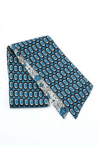 Silk Scarf - Summer Blue - Bandeau