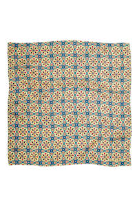 Silk Scarf - Marrakech Yellow - Square