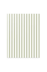 Petite Notebook - Sage Stripe