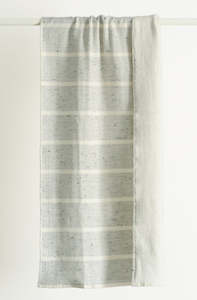 Linen - household: Estiva Hand Towel - Ivory/Grey