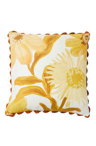 Cornflower Mustard Cushion