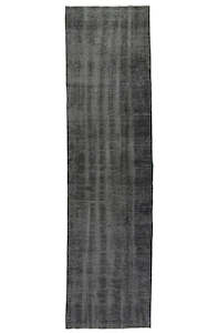 Linen - household: Vintage Runner - Charcoal