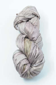 Silk Sari Ribbon - Dusky Mauve