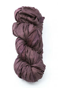 Silk Sari Ribbon - Mulberry