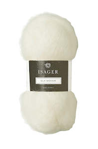 silk mohair eco white E0