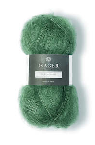 silk mohair emerald green 56