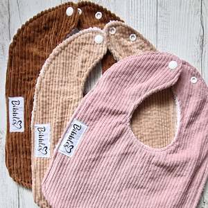 Infant clothing: Soft Cord Droolers