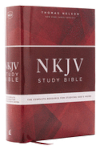 NKJV Study Bible, Hardcover, Red Letter Edition, Comfort Print: The Complete Res…